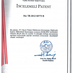 Our Patent From Turkey